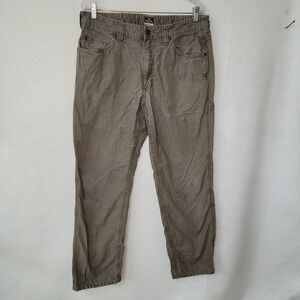 Ridgecut Toughwear Pant Mens 36x30‎ Brown Canvas Carpenter Workwear Heavy Duty